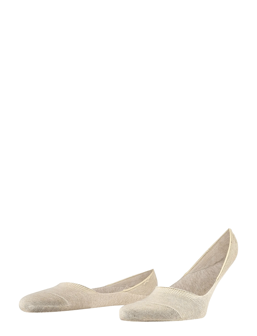 Falke - Invisible Step Medium Cut Box hidden in shoe - ankelstrømper - sand mel. - 0