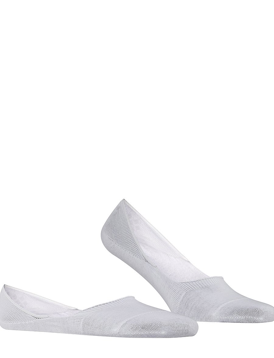 Falke - Invisible Step Medium Cut Box hidden in shoe - sneackersocken - white - 2