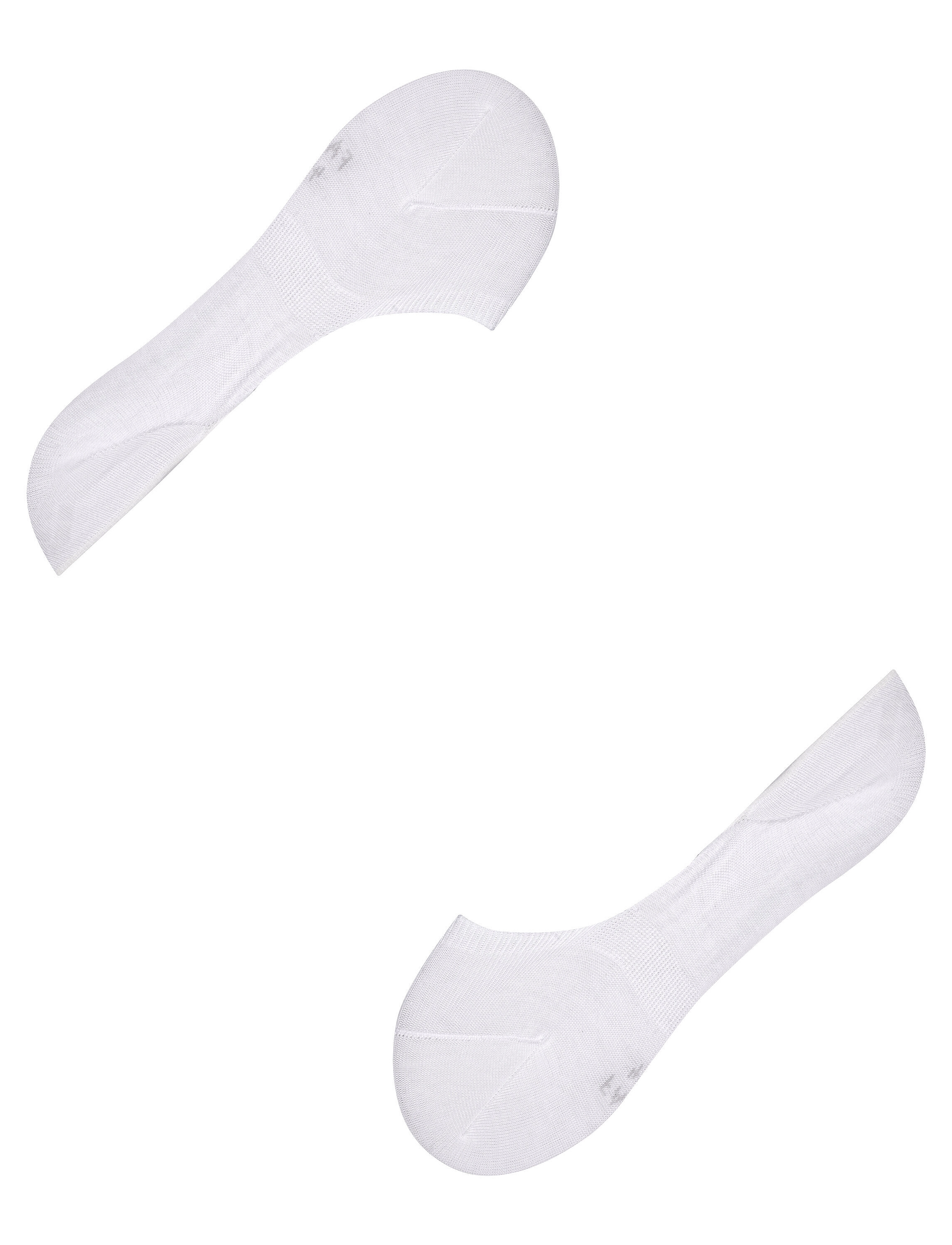 Falke - Invisible Step Medium Cut Box hidden in shoe - sneackersocken - white - 4