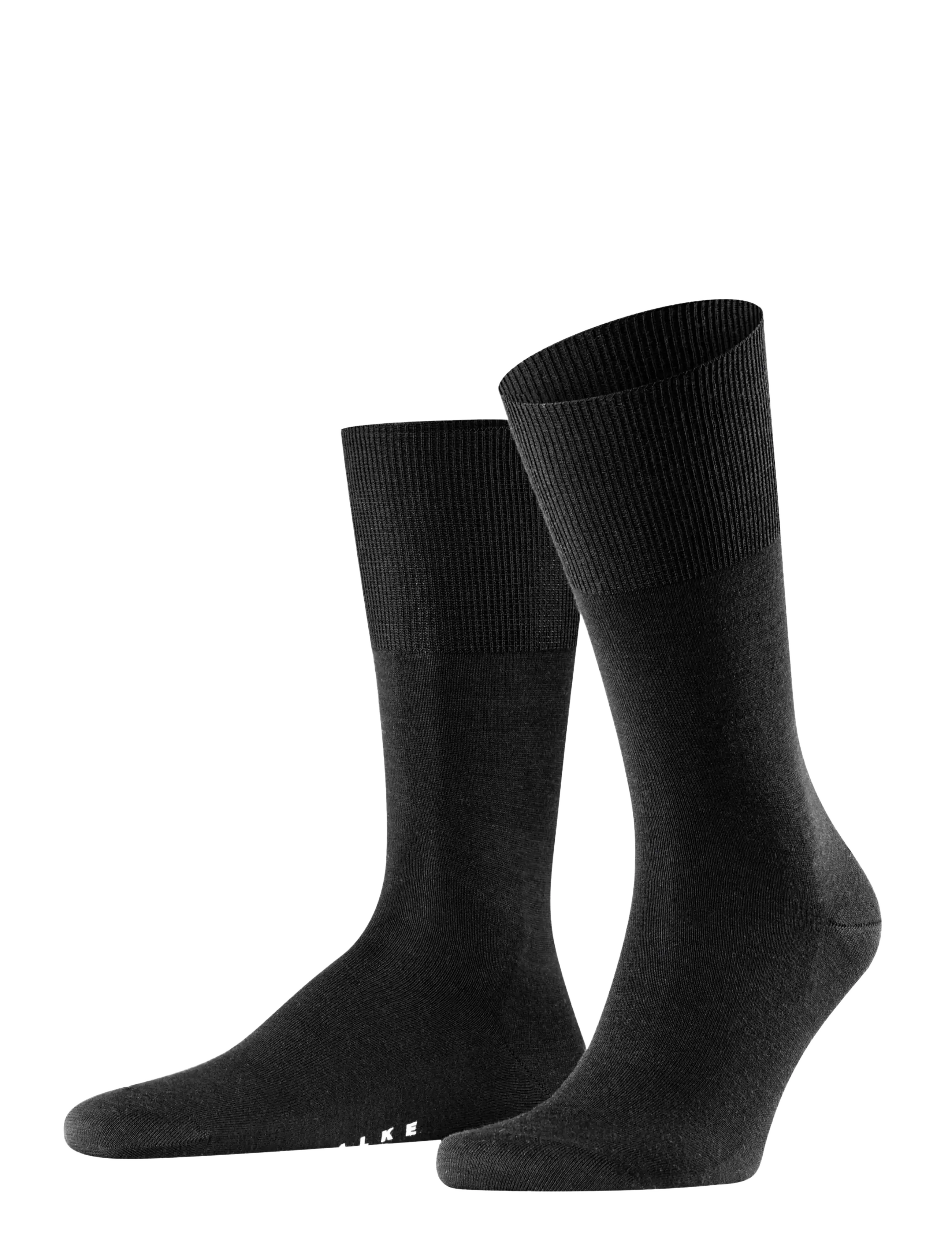 Falke Airport business & casual - Strumpor - BLACK / black