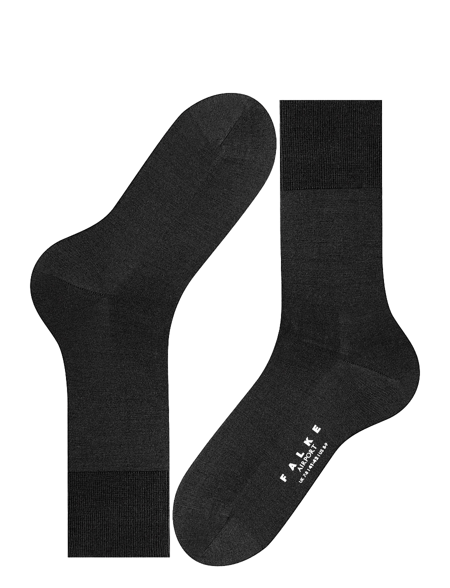 Falke - Airport business & casual - klassikalised sokid - black - 1