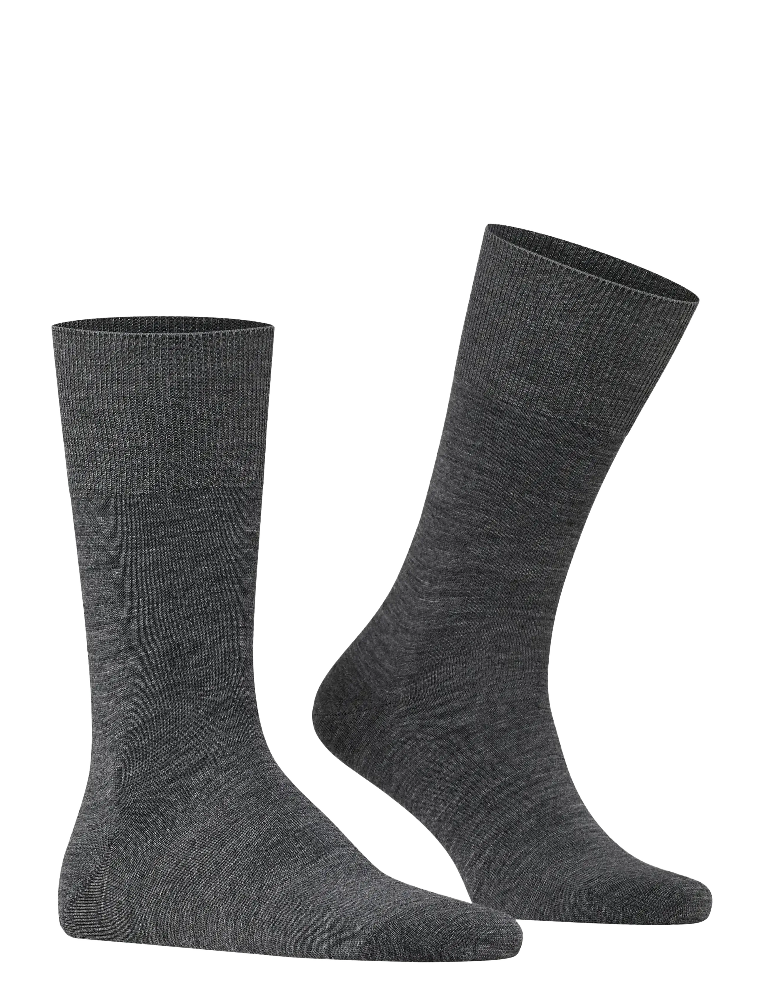 Falke Airport Business & Casual, 43-44, Socks, Grau - Regular Männerswear