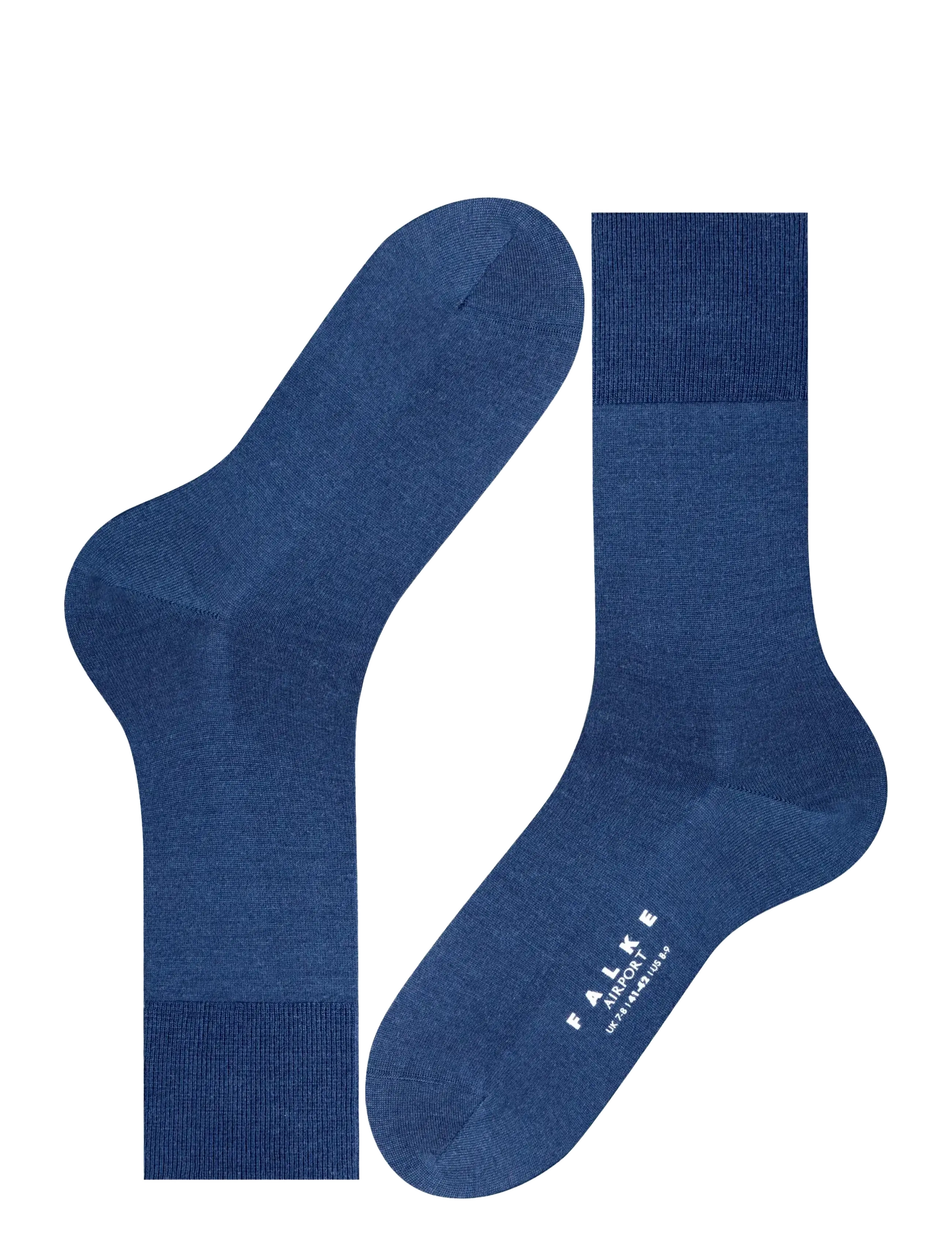 Falke - Airport business & casual - klasikinės kojinės - royal blue - 1