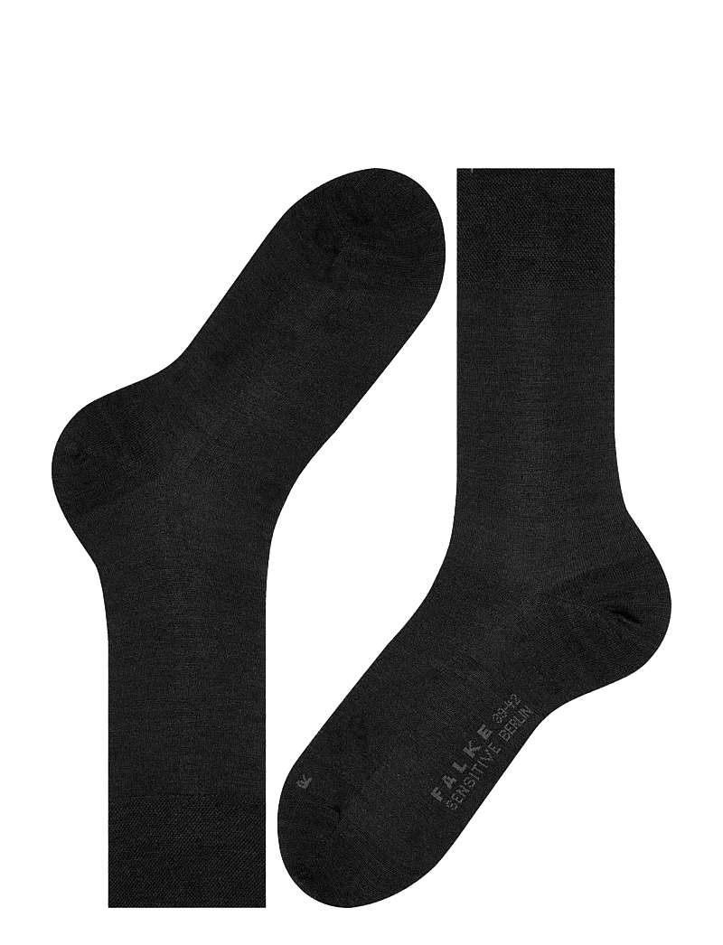 Falke - FALKE Sens. Berlin SO - crew-socken - black - 3