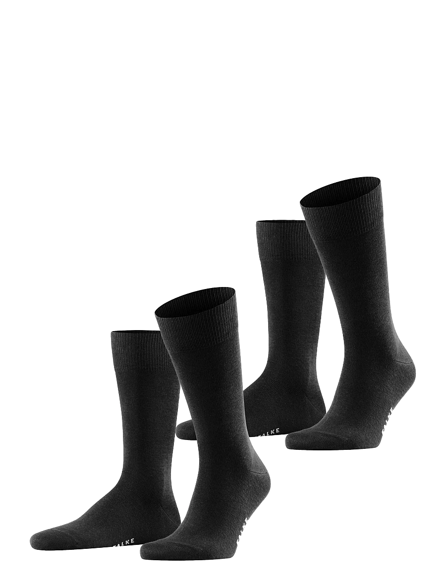 Falke - FALKE Happy 2P SO - klassikalised sokid - black - 0