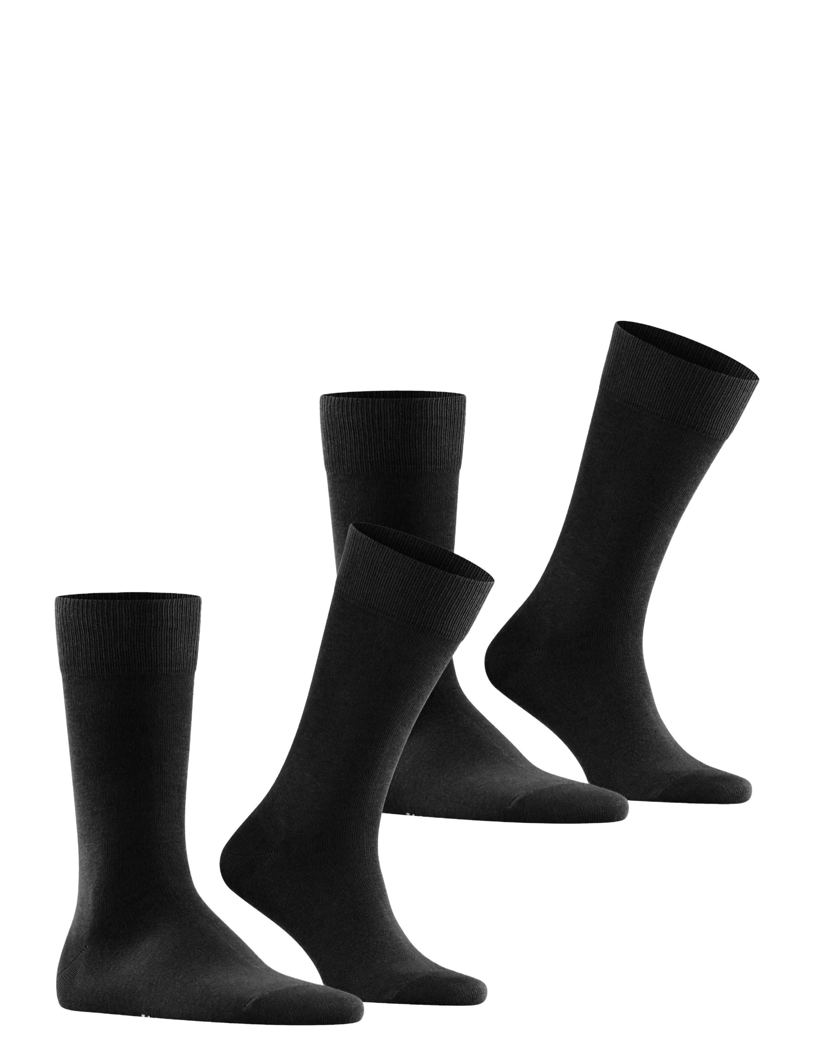 Falke FALKE Happy 2P SO - Tennissocken - BLACK / black