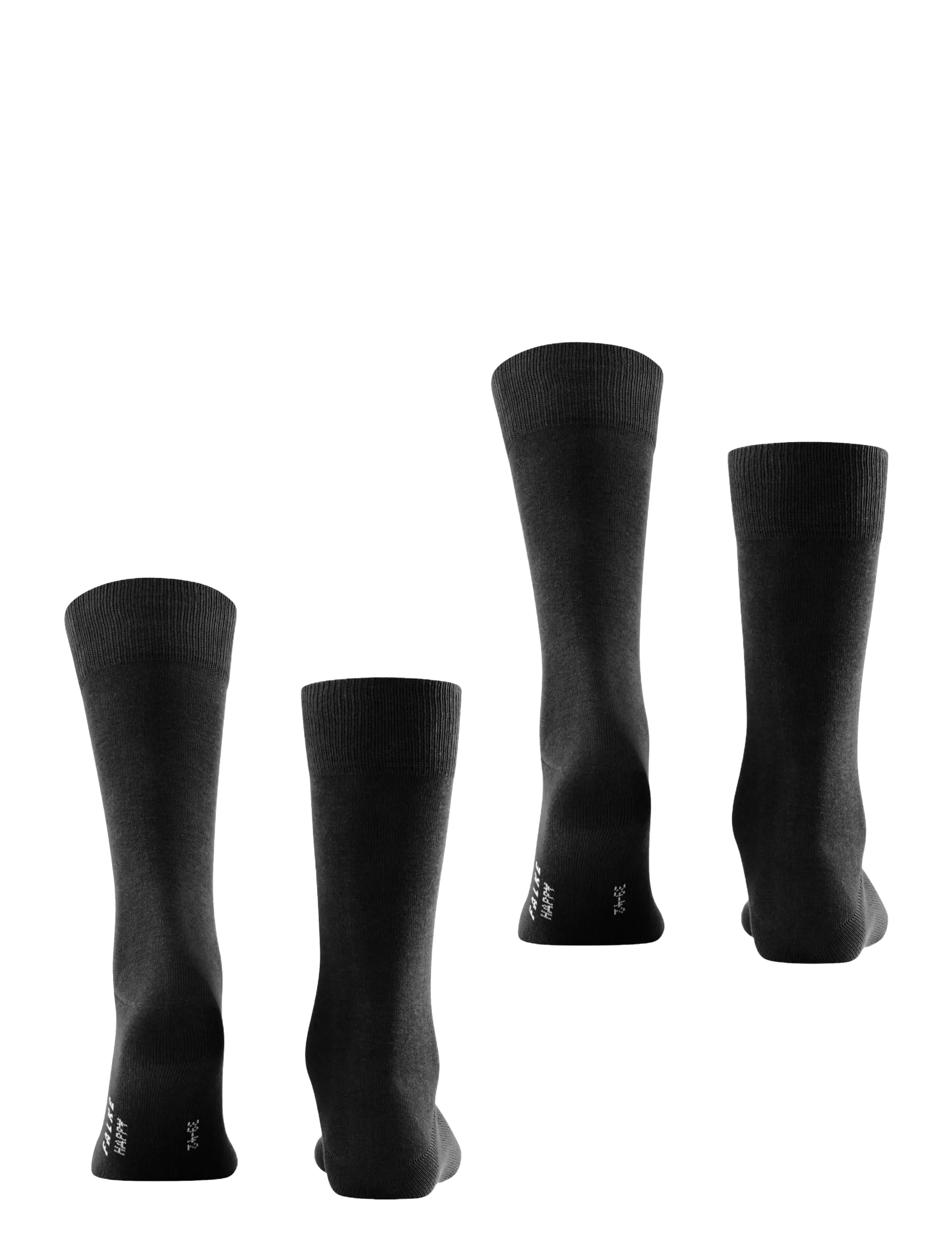 Falke - FALKE Happy 2P SO - klassikalised sokid - black - 1