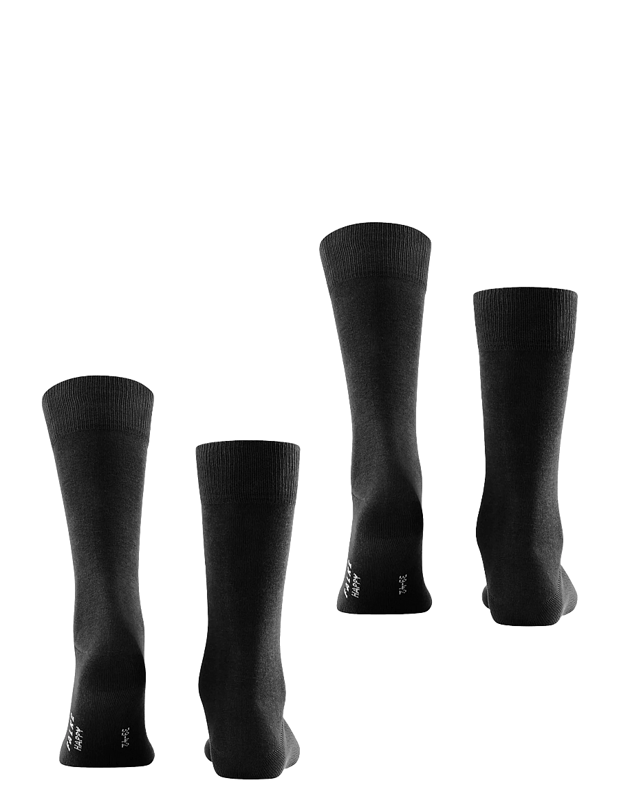 Falke - FALKE Happy 2P SO - klassikalised sokid - black - 1