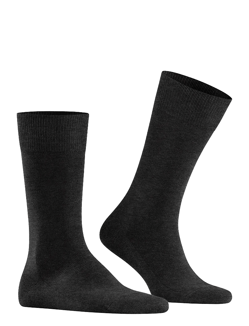 Falke - Family everyday casual - vanliga strumpor - anthra.mel - 0