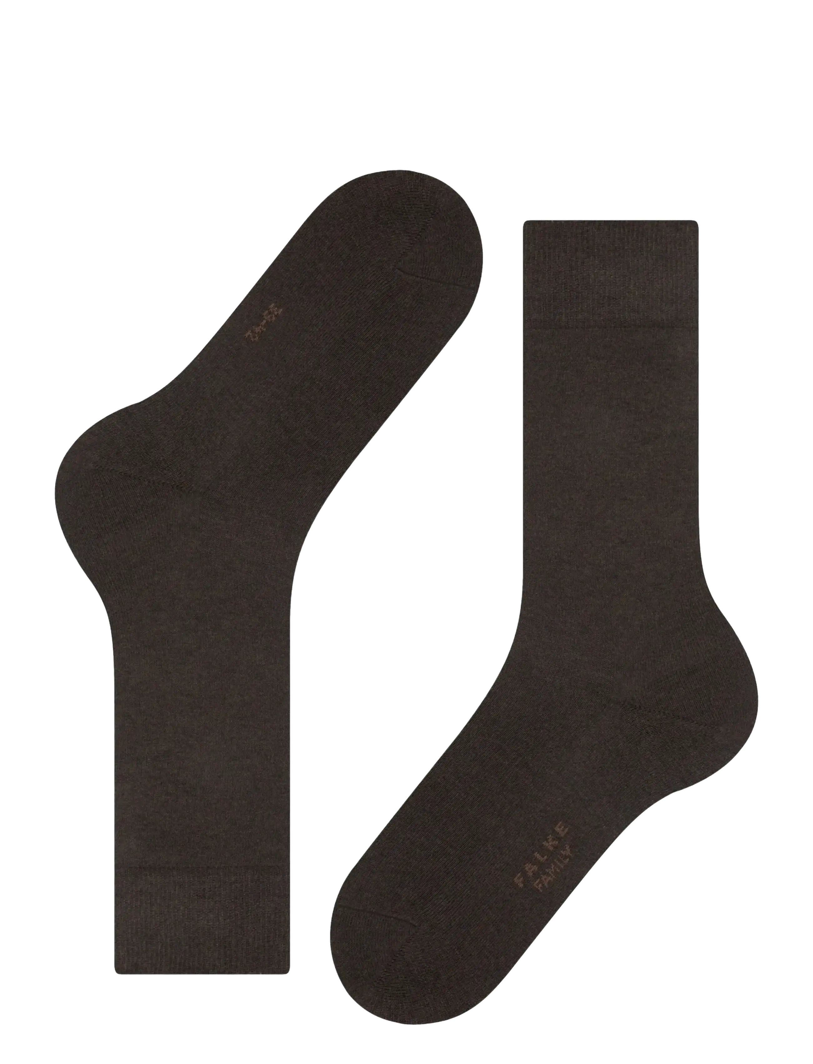 Falke - Family everyday casual - crew-socken - dark brown - 3