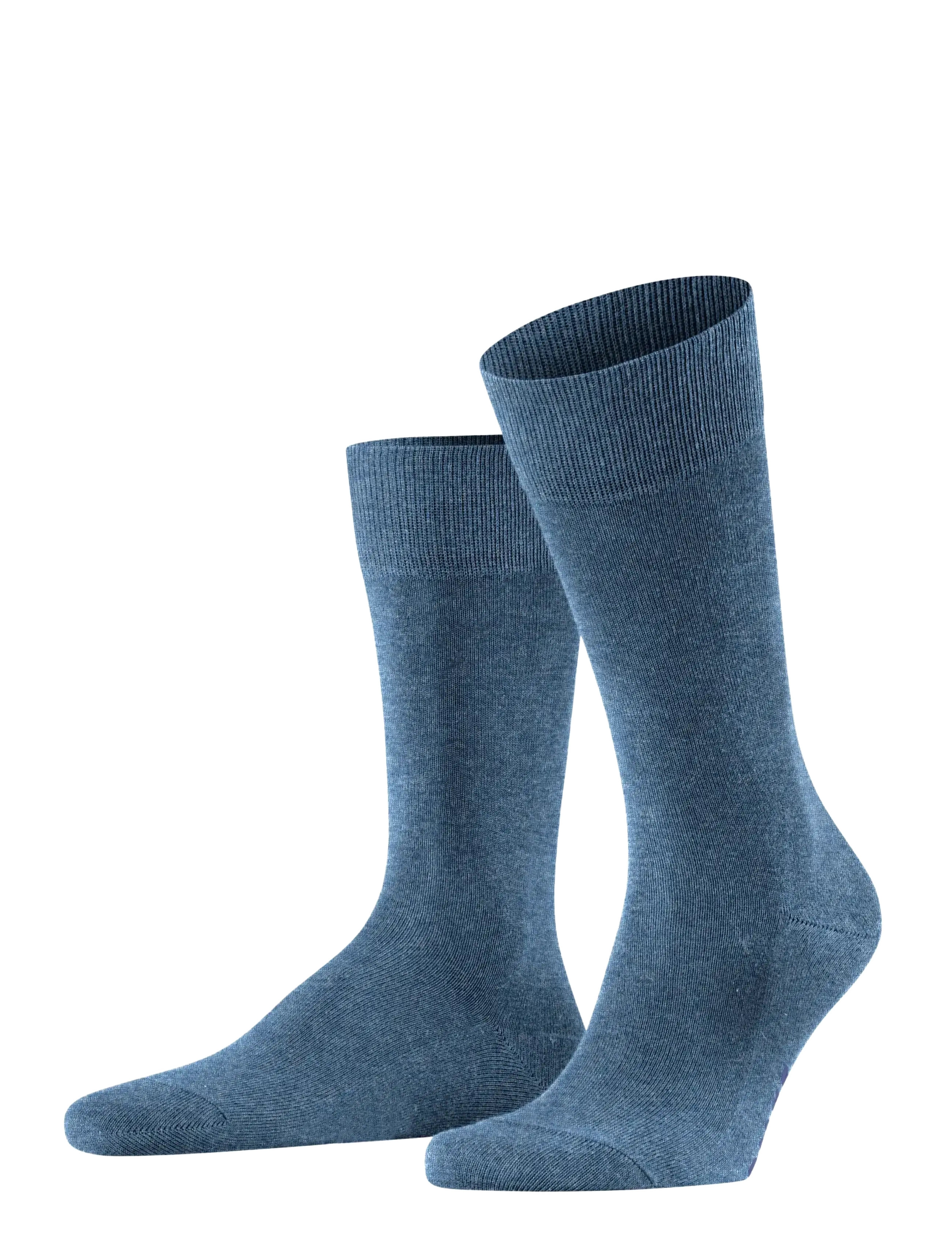 Falke Family Everyday Casual, 43-46, Socks, Blau - Regular Männerswear