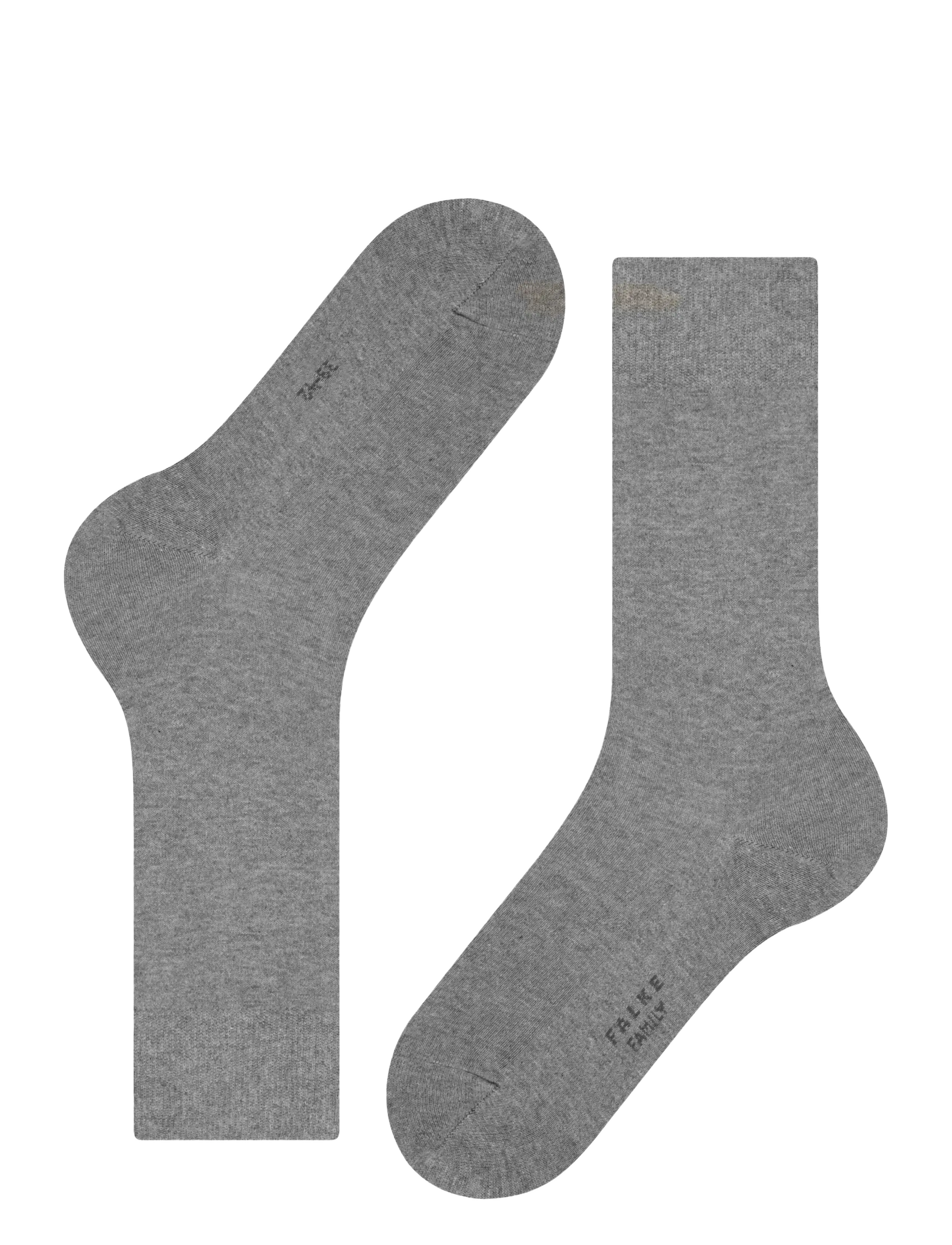 Falke - Family everyday casual - crew-socken - light greymel. - 2