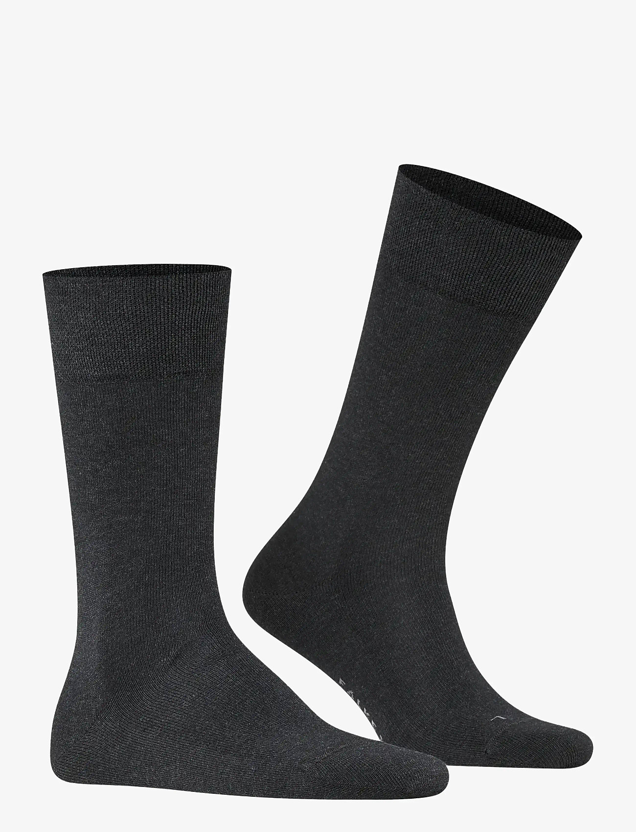 Falke - Sensitive London soft-top suitable for diabetics - vanliga strumpor - anthra.mel - 0