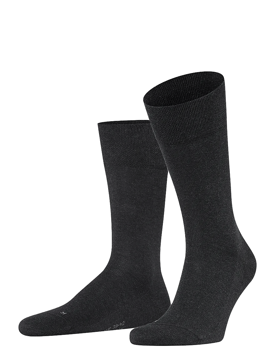 Falke - Sensitive London soft-top suitable for diabetics - crew socks - anthra.mel - 0