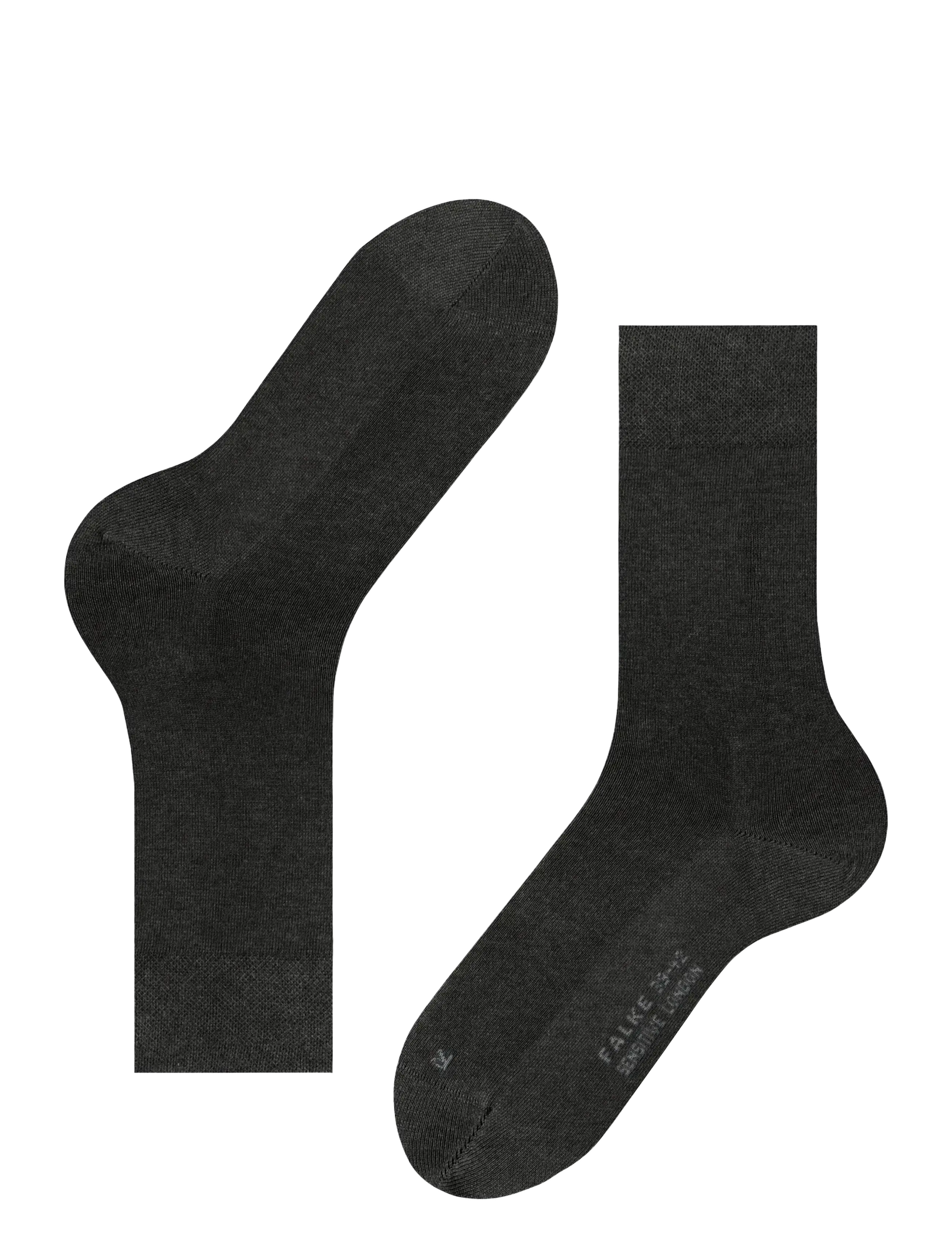 Falke - Sensitive London soft-top suitable for diabetics - urheilusukat - anthra.mel - 2