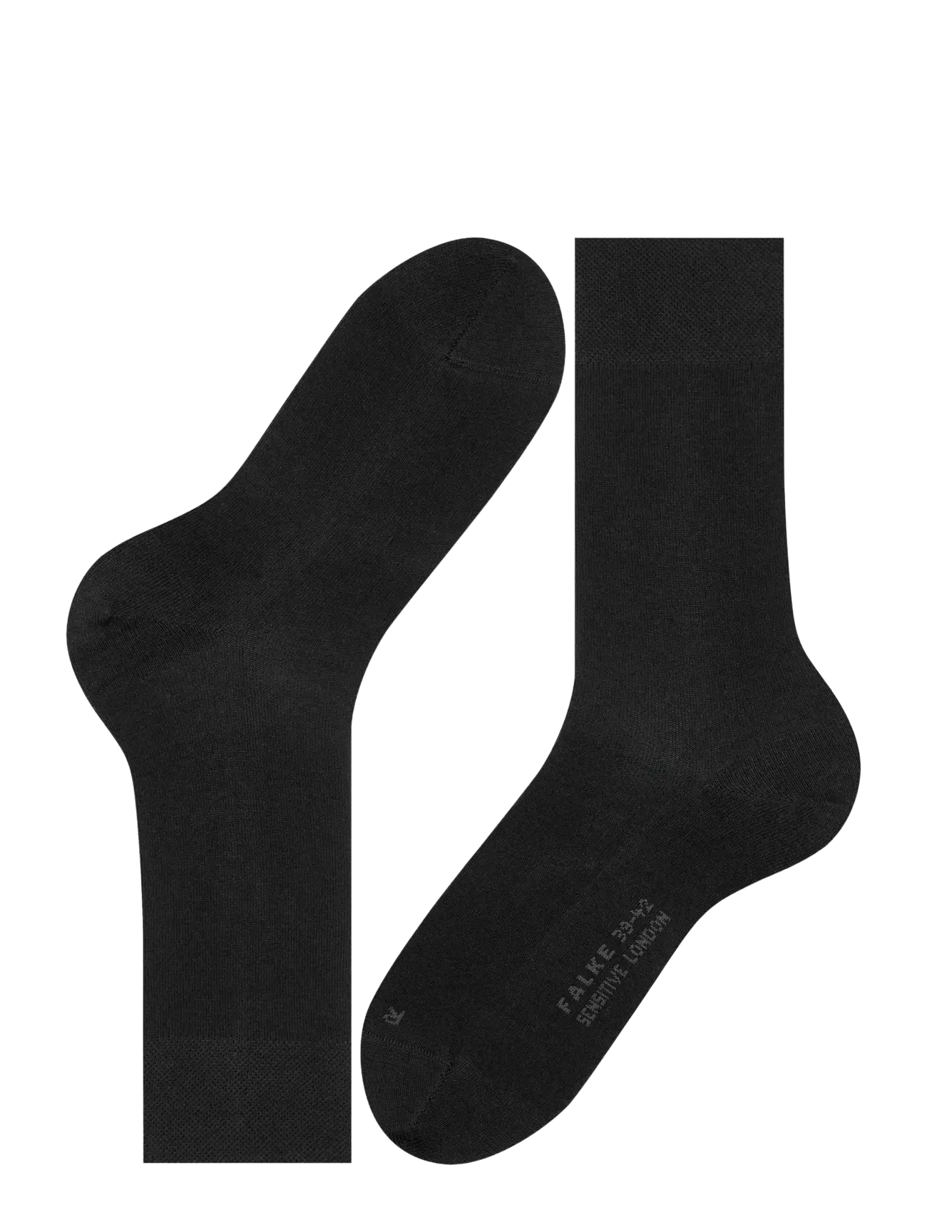 Falke - Sensitive London soft-top suitable for diabetics - chaussettes crew - black - 3