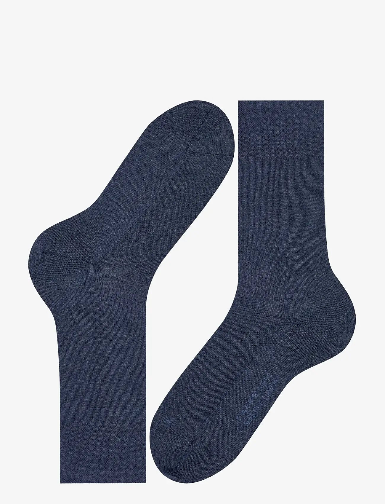 Falke - Sensitive London soft-top suitable for diabetics - vanliga strumpor - navy mel. - 2