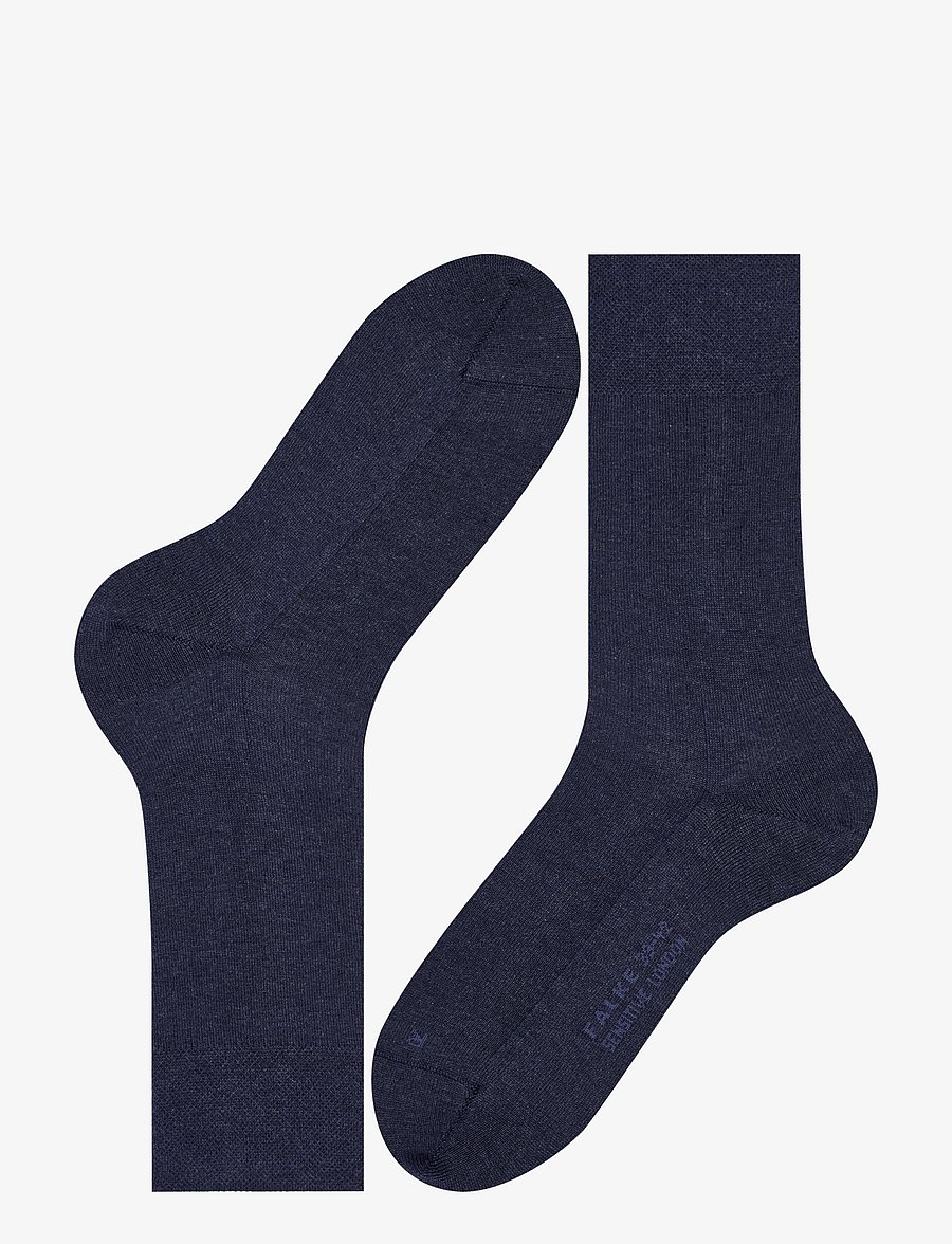 Falke - Sensitive London soft-top suitable for diabetics - tennissocken - navy mel. - 3