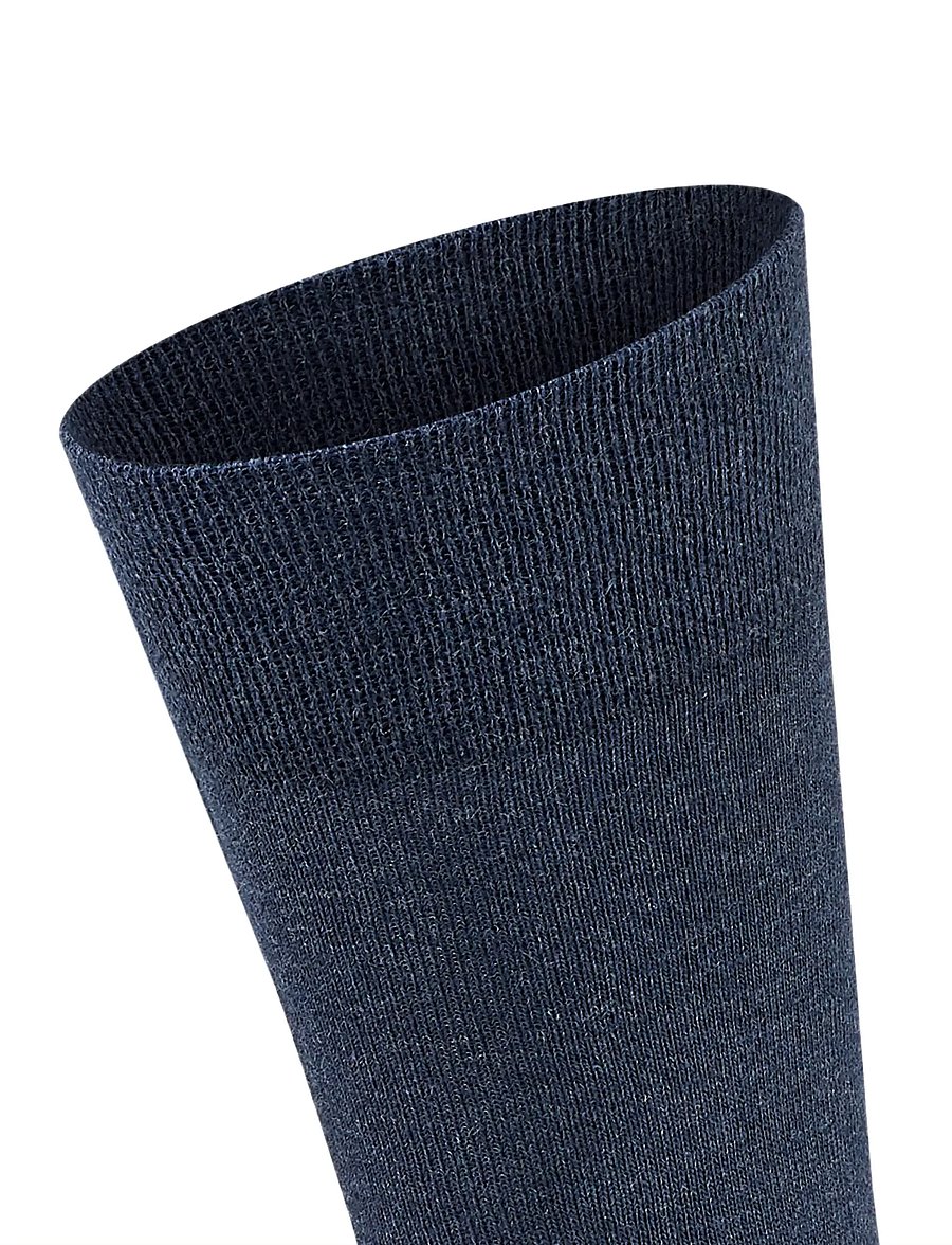 Falke - Sensitive London soft-top suitable for diabetics - tennissocken - navy mel. - 4