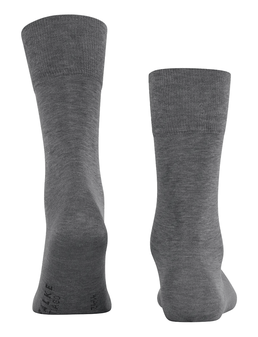 Falke - Tiago business & casual - vanliga strumpor - steel mel. - 1