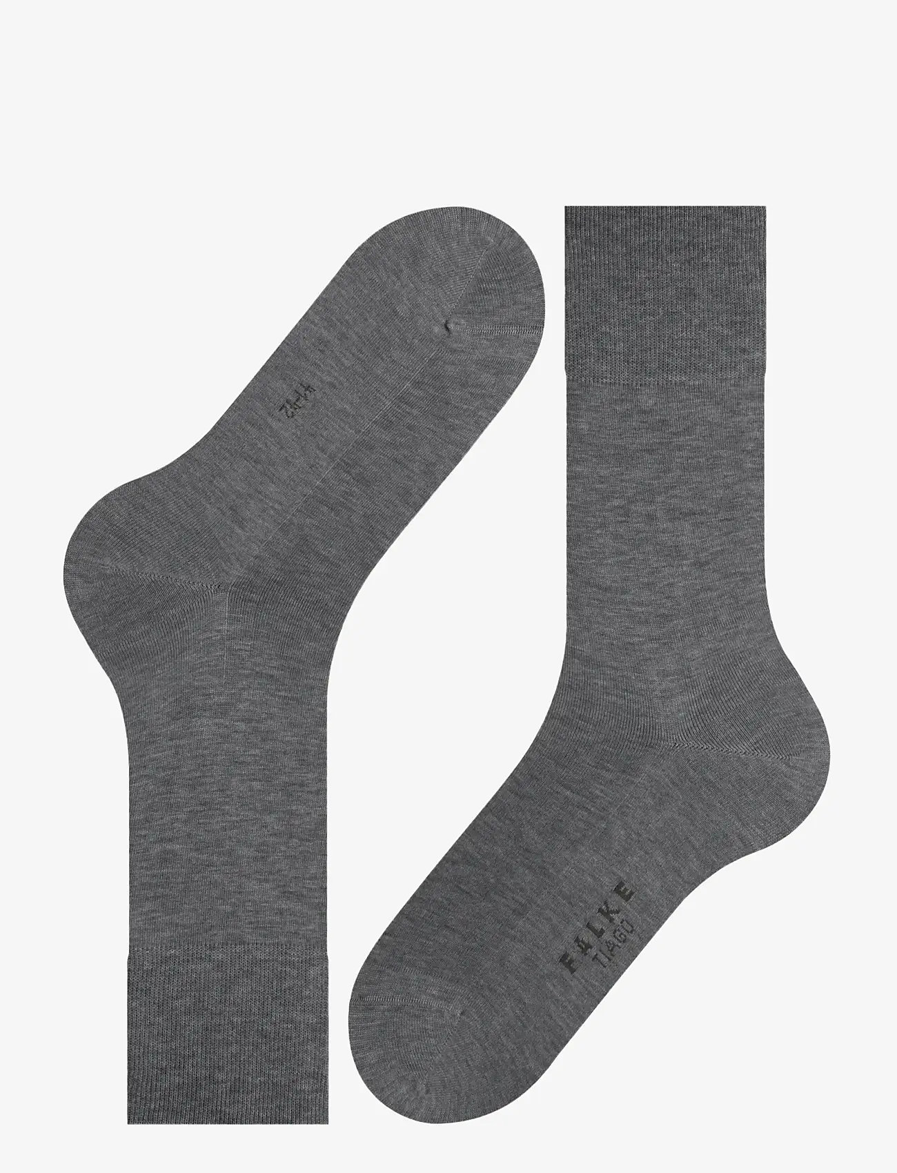 Falke - Tiago business & casual - crew-socken - steel mel. - 2
