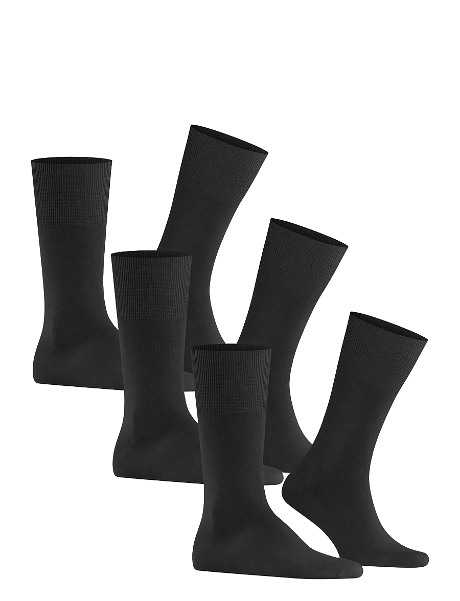 Falke - Airport 3-Pack business & casual - tennissocken - black - 1