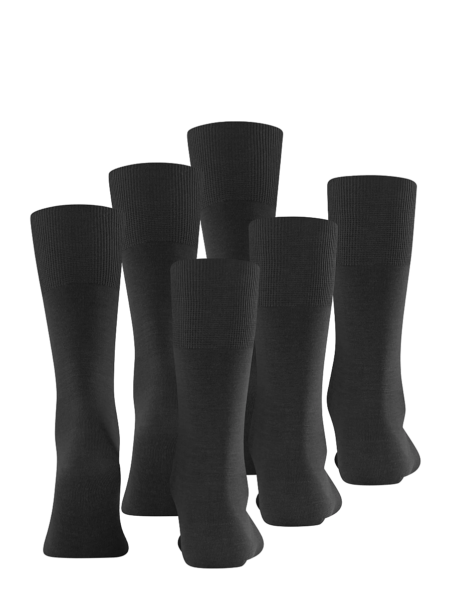 Falke - FALKE Airport Bundle 3P SO - tennissocken - black - 1