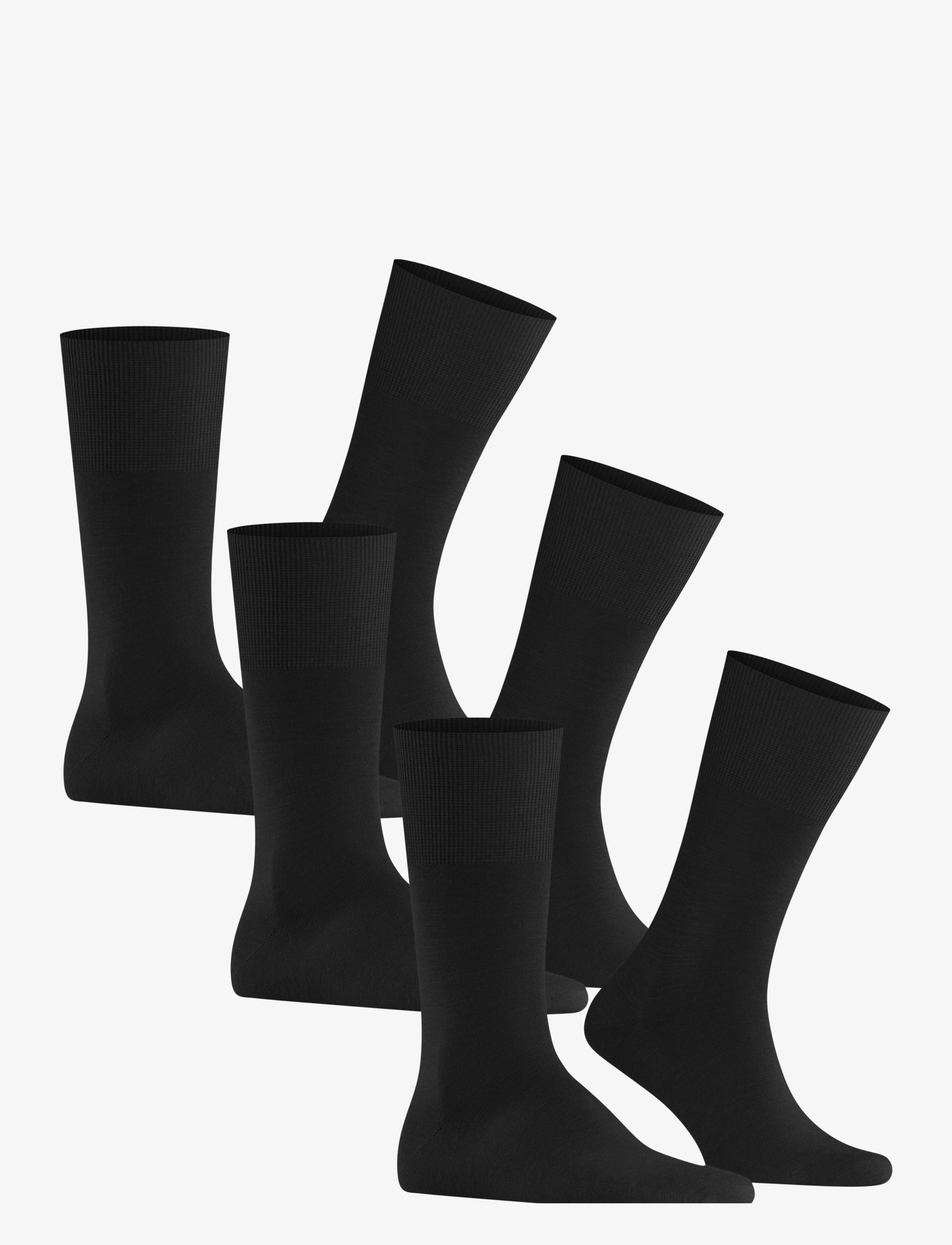 Falke - FALKE Airport Bundle 3P SO - vanliga strumpor - black - 1