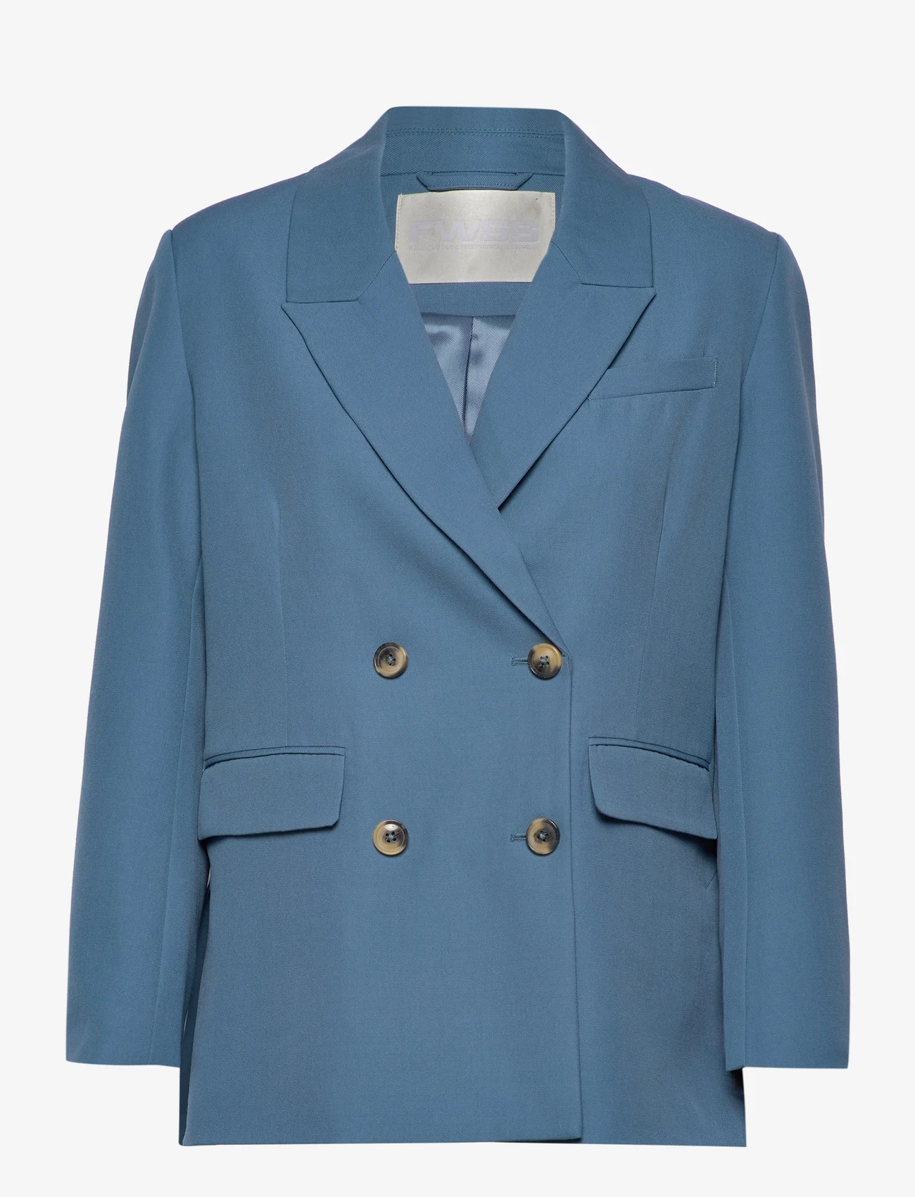 Fall Winter Spring Summer - Blue Line Blazer - vakarėlių drabužiai išparduotuvių kainomis - aegean blue - 0