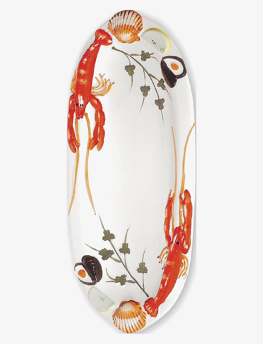 Familianna - Seafood Short Serving Dish - red - 0