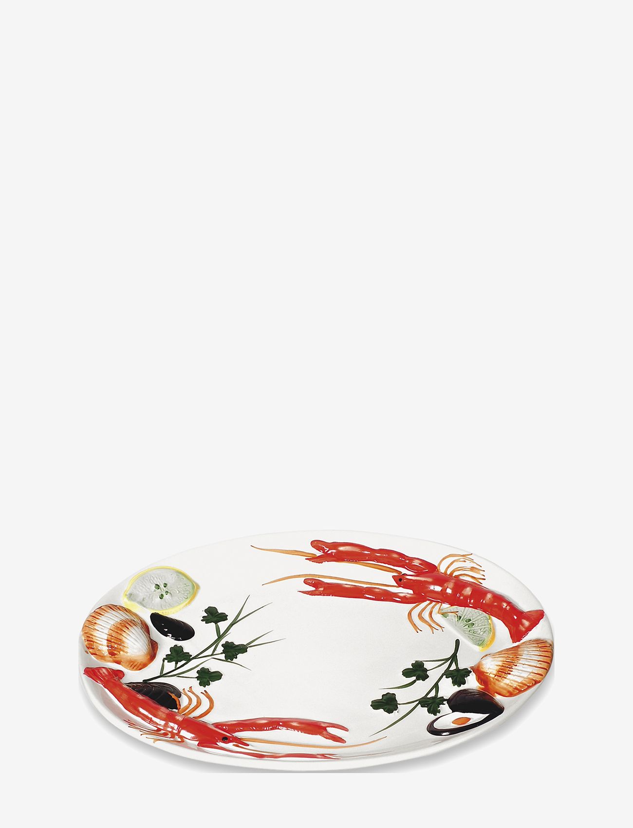 Familianna - Seafood Oval Serving Plate - red - 0