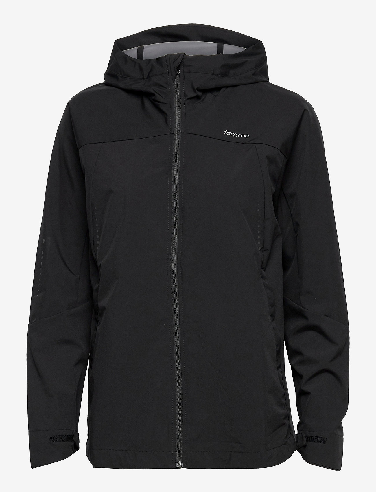 Famme - Celine Rain Jacket - outdoor & rain jackets - black - 0