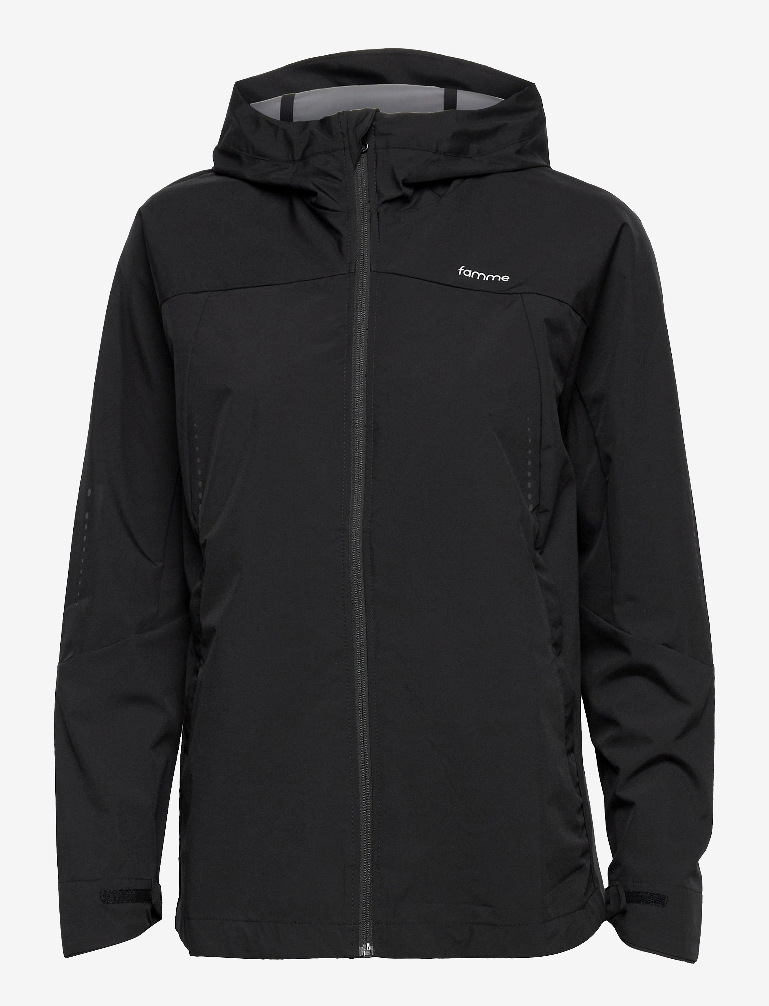 Famme Celine Rain Jacket - Jakker - BLACK / black