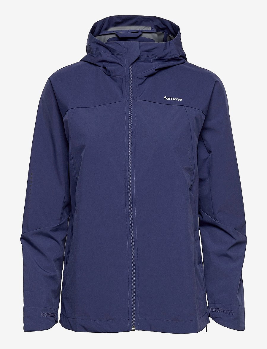 Famme - Celine Rain Jacket - vêtements d'extérieur - navy blue - 0