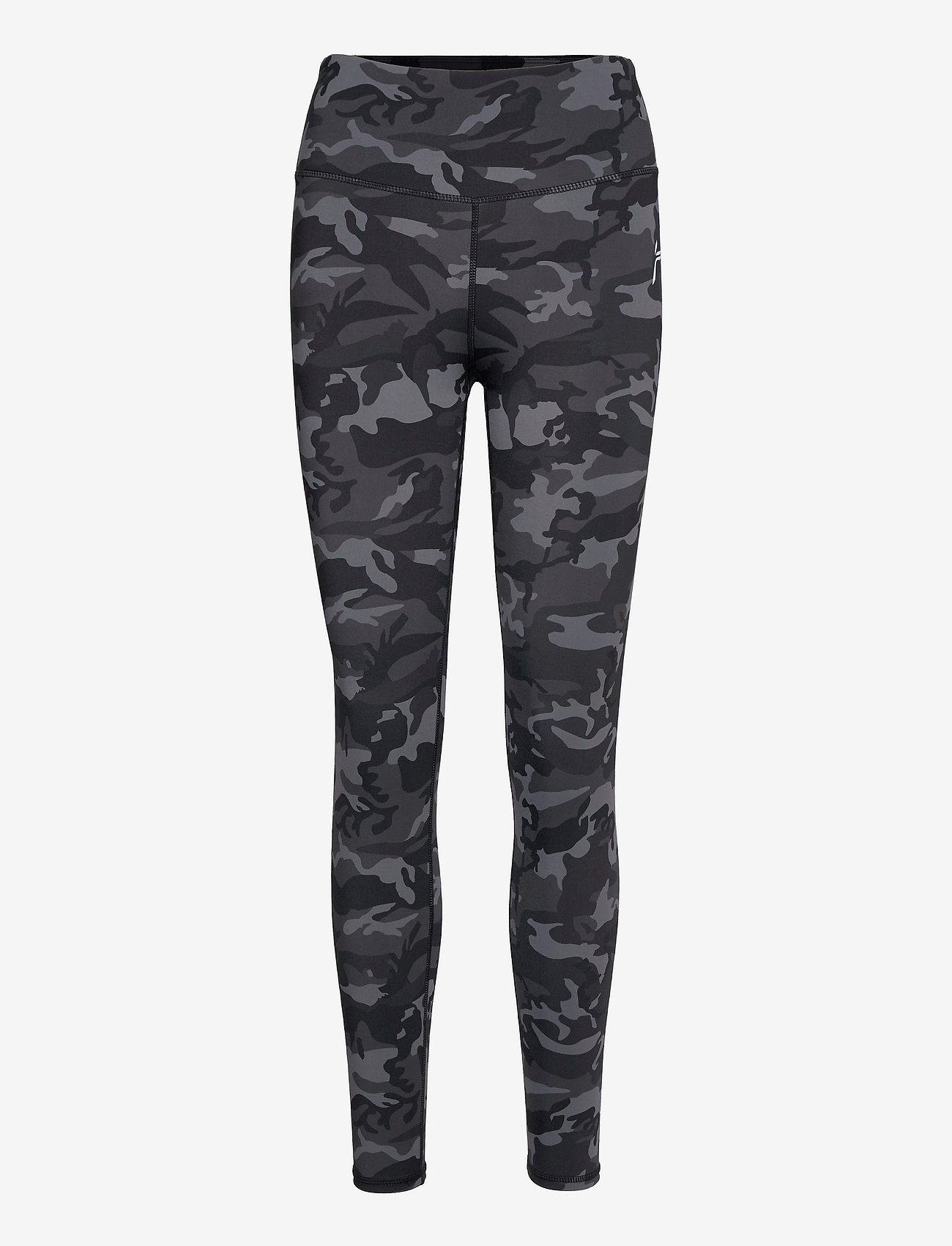 Famme - Camouflage Tights - volle länge - charcoal - 0