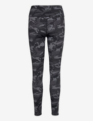 Famme - Camouflage Tights - running & training tights - charcoal - 1