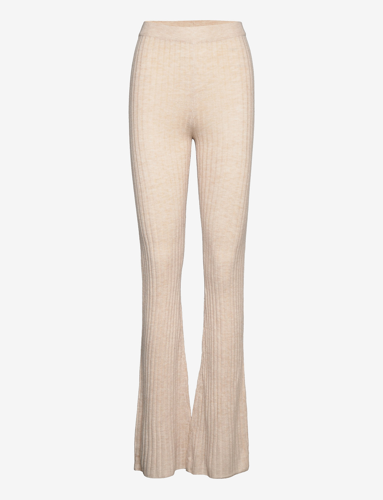 Famme - Doux Knitted Pants - beige - 0