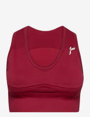 Famme - Elevate Crop Top - sport bras: high support - dark red - 0