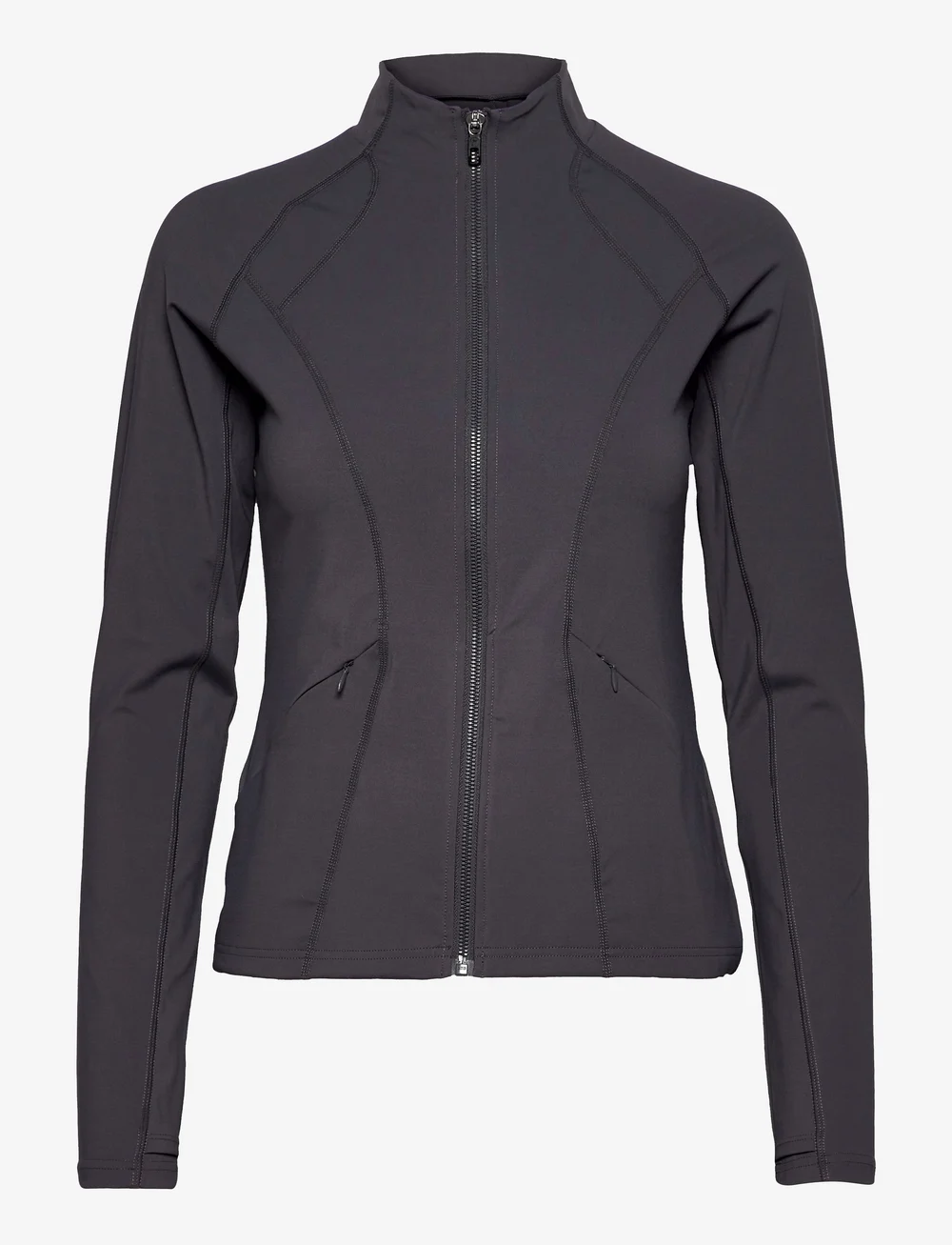 Famme - Fleek Stretch Jacket - träningsjackor - dark grey - 0