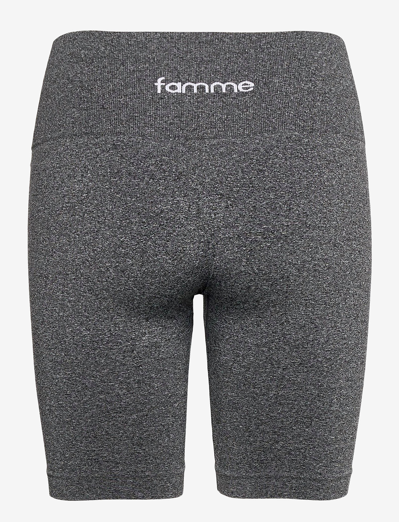 Famme - Fit Shorts - running & training tights - black - 1