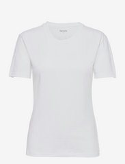 Famme - Pure Slim Fit T-shirt - t-shirts - white - 0