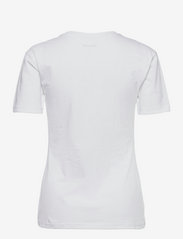Famme - Pure Slim Fit T-shirt - t-shirts - white - 1