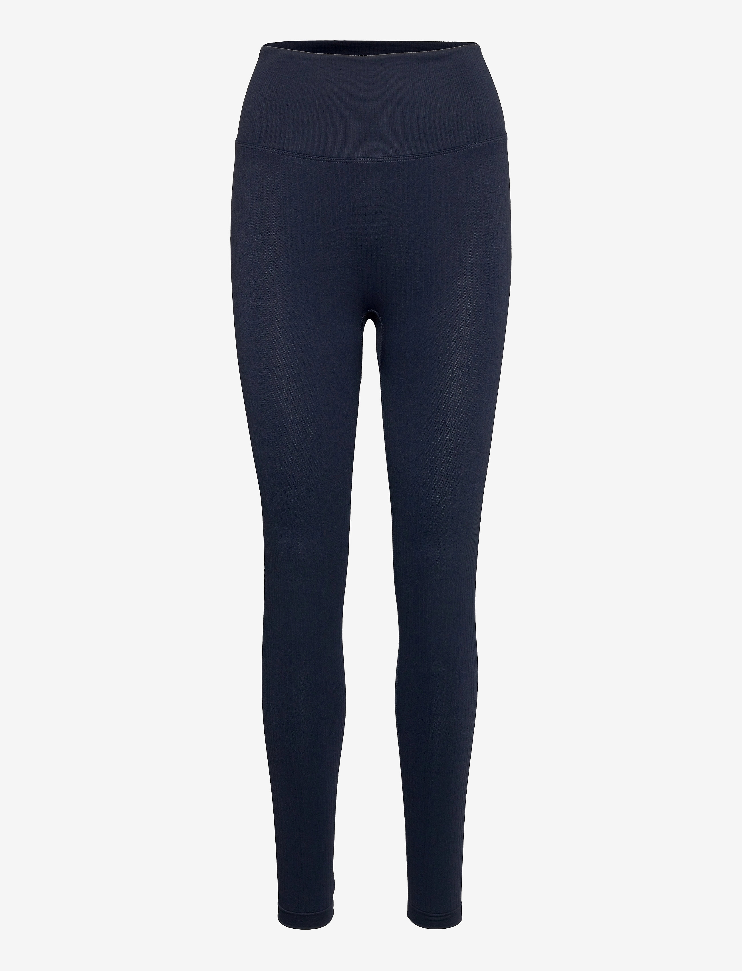FAMME Ribbed Seamless Strumpfhose Blau - S - Damen