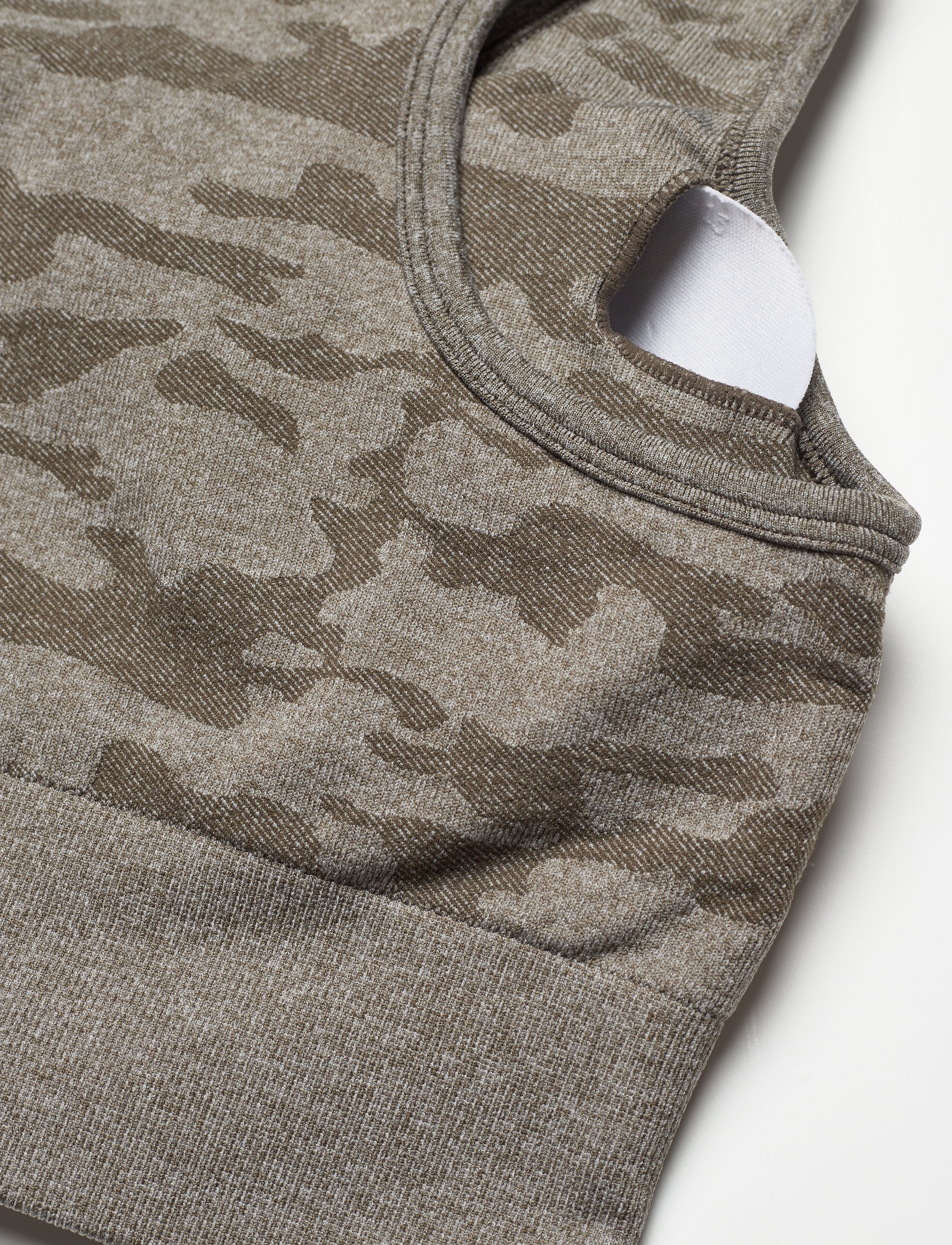 Famme - Camo Sports Bra - sports bh'er: medium støtte - dark green - 2