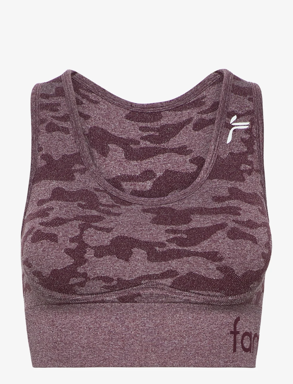 Famme - Camo Sports Bra - medium support - dark red - 0