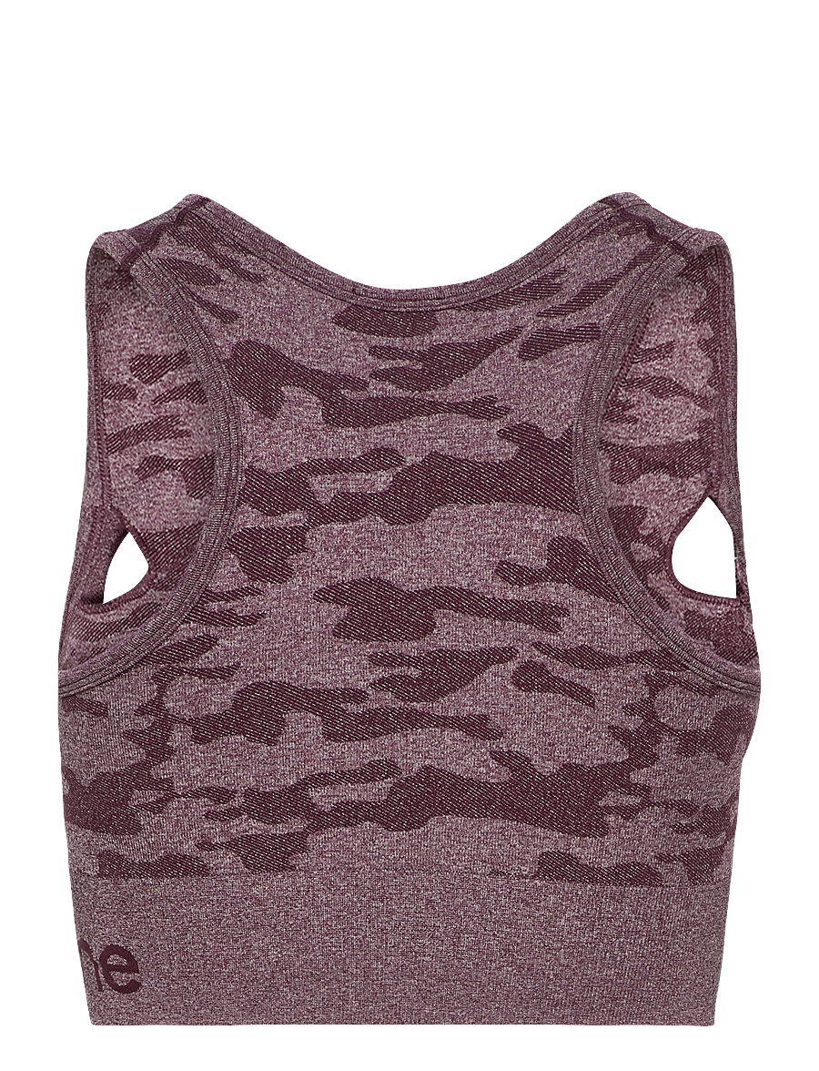 Famme - Camo Sports Bra - medium støtte - dark red - 1