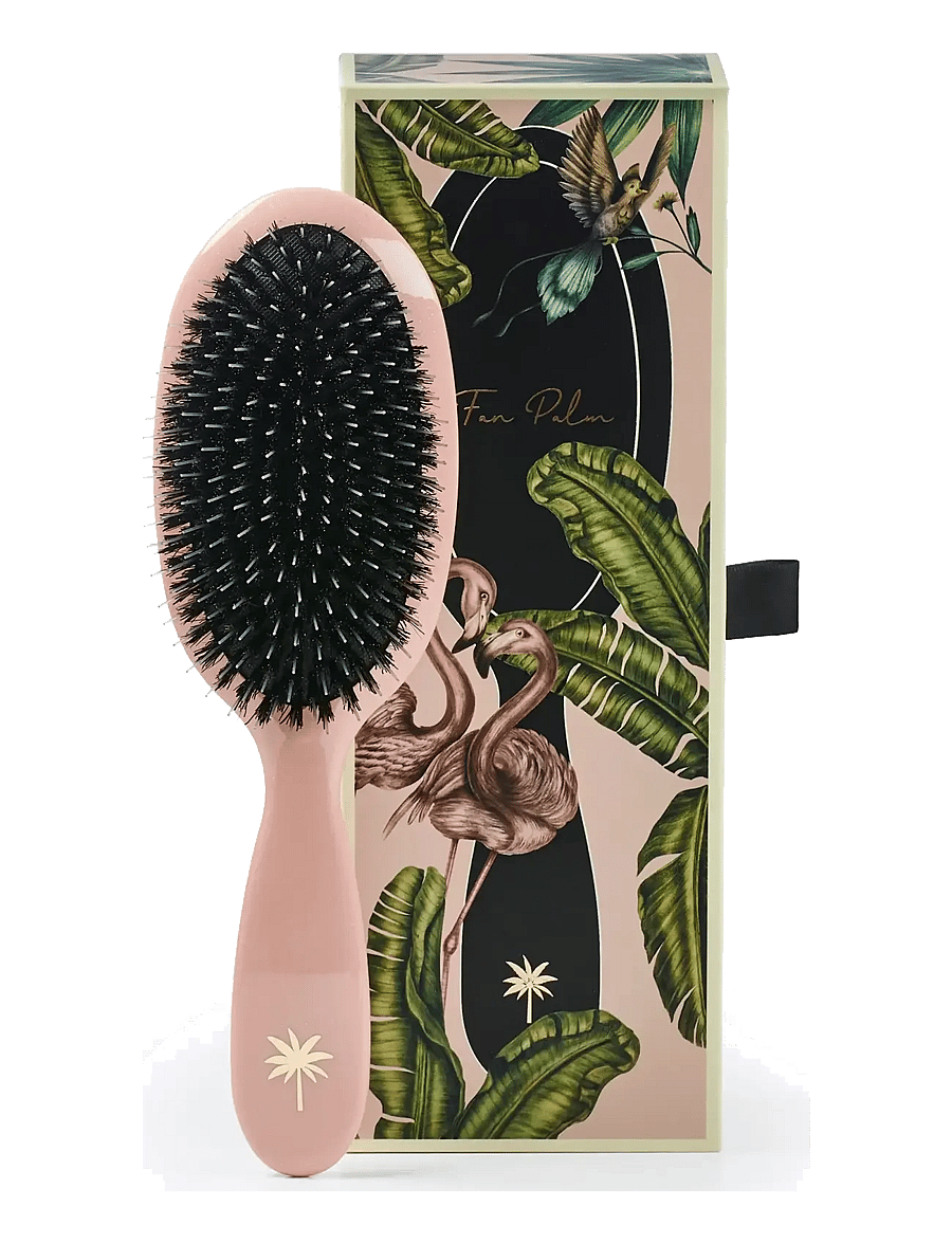 FANPALM - Blush Medium - detangling harjad - rose - 0