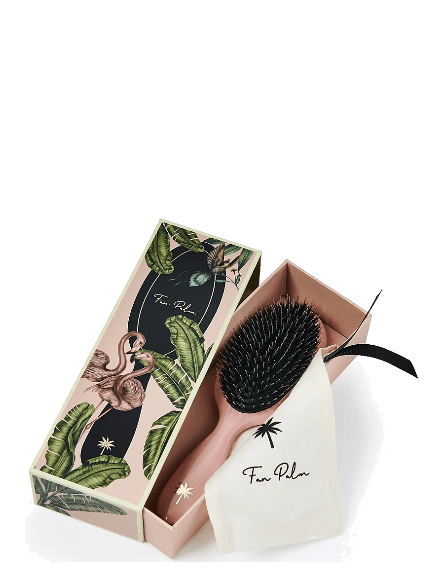FANPALM - Blush Medium - detangling harjad - rose - 2