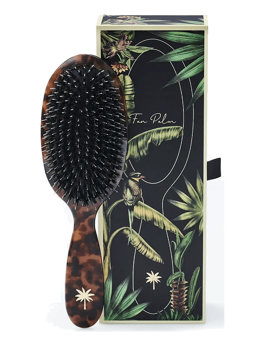 FANPALM - Turtle Medium - detangling harjad - turtle pattern - 1