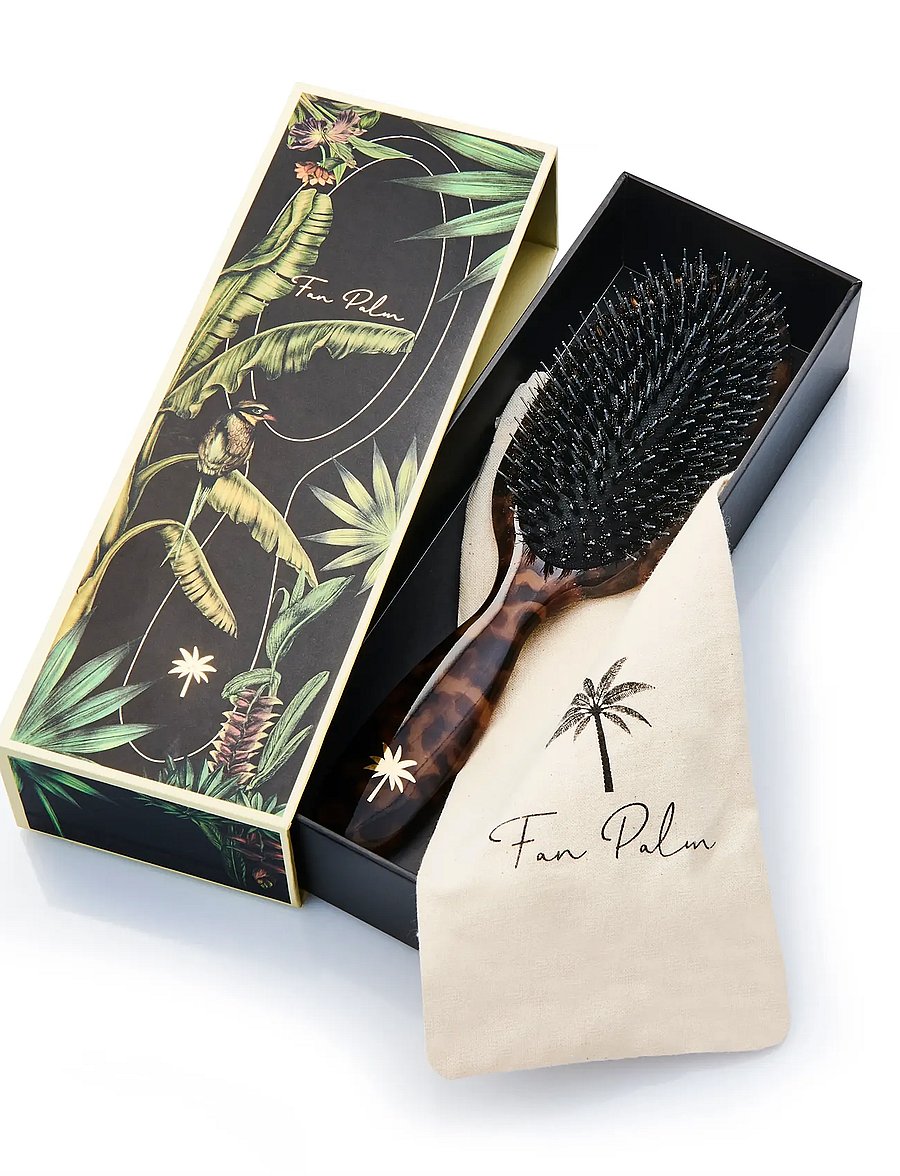 FANPALM - Turtle Medium - detangling harjad - turtle pattern - 0